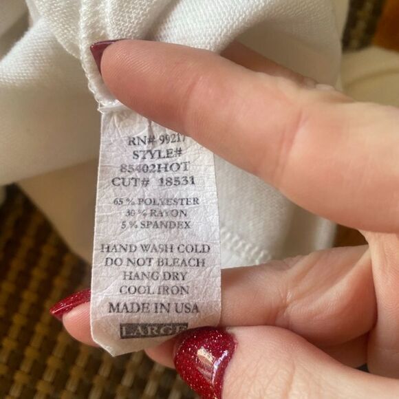 Moa Moa SZ L short sleeve draped coverup - Picture 4 of 4